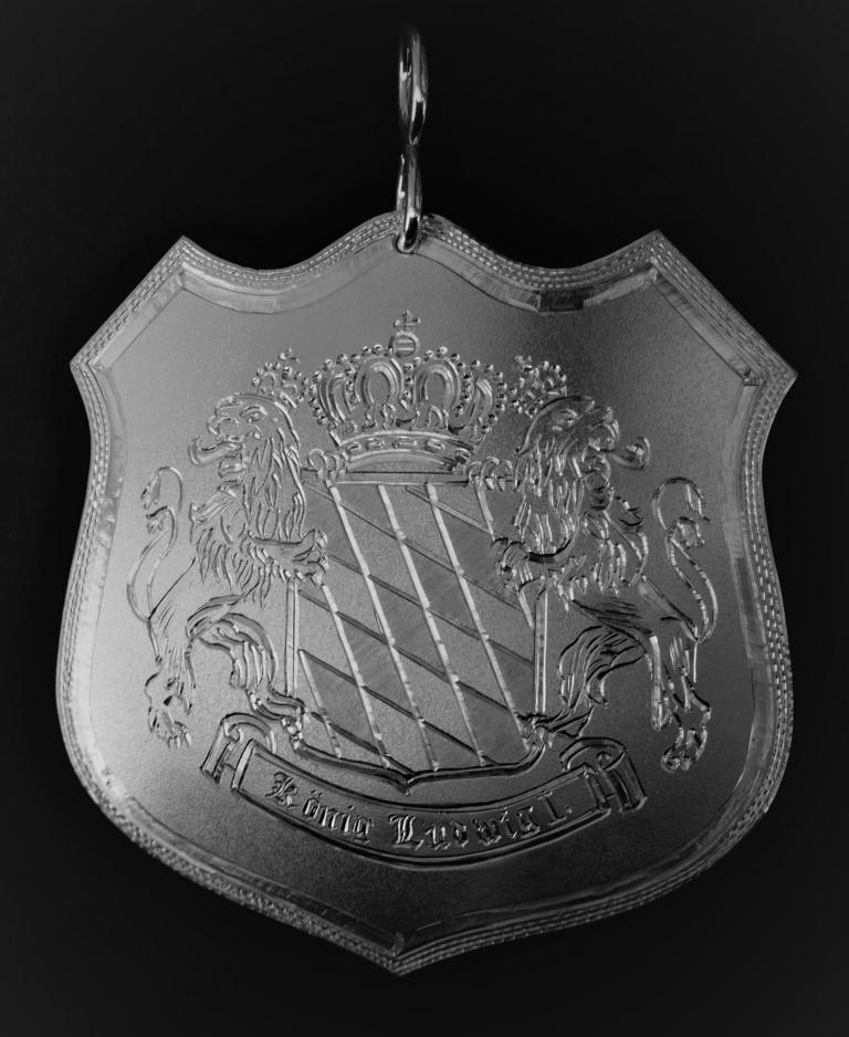 Königsschild Bayerisches Wappen Bayern 1