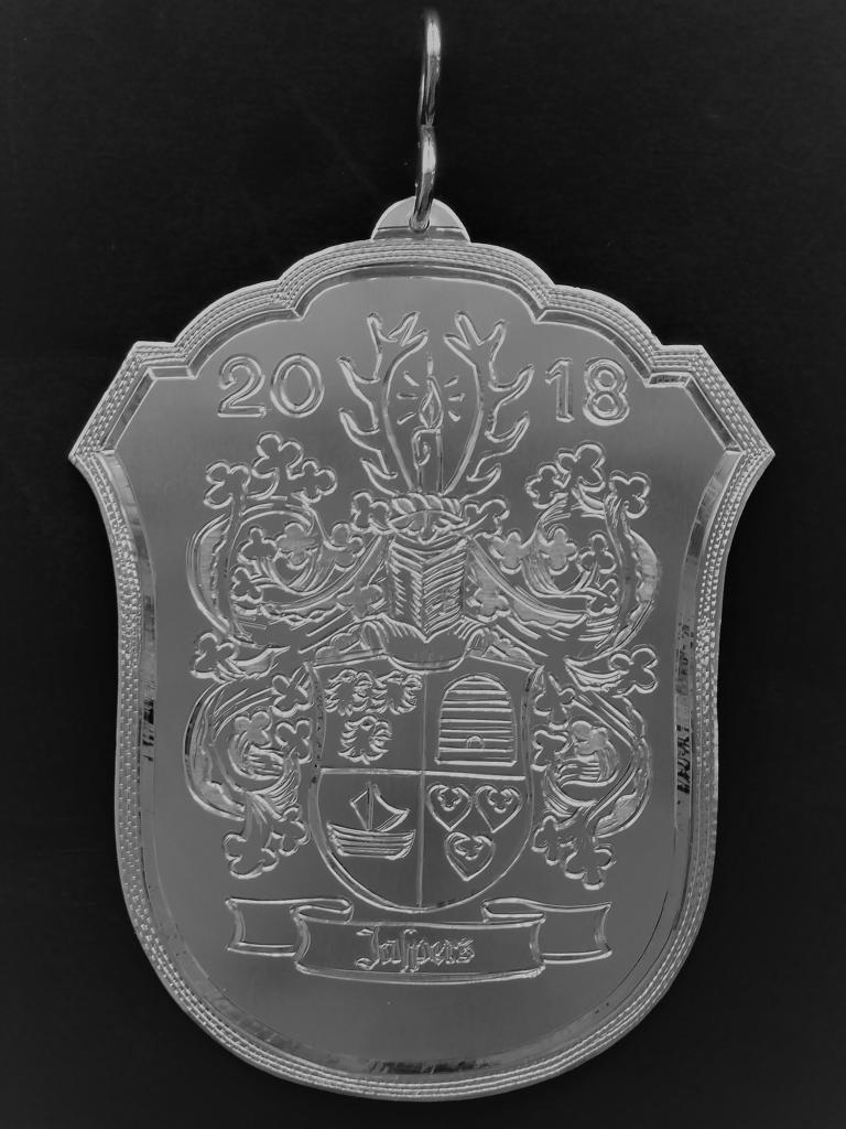 Königsschild Wappen Gravur 1